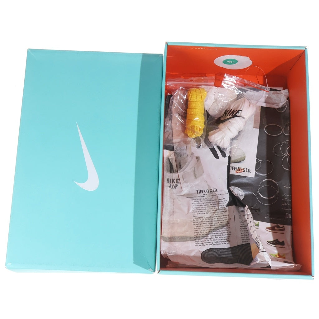 NIKE(ナイキ) ×TIFFANY&CO AIR FORCE 1 LOW DZ1382-001 ×ティファニー エアフォース1 ローカットスニーカー US6.5/24.5cm ブラック/ブルー