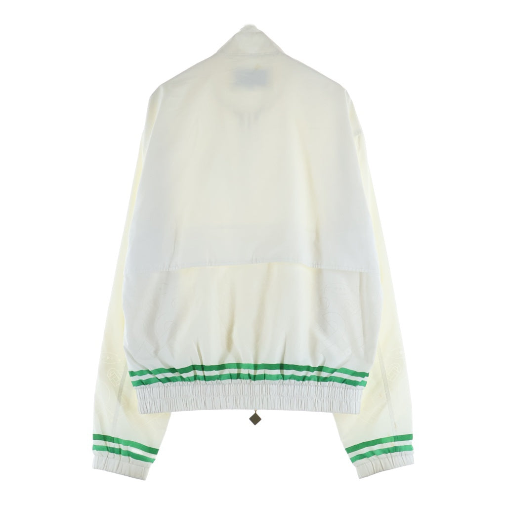 CASABLANCA(カサブランカ) Laser Detail Track Jacket レーサーディテール トラックジャケット ホワイト/グリーン