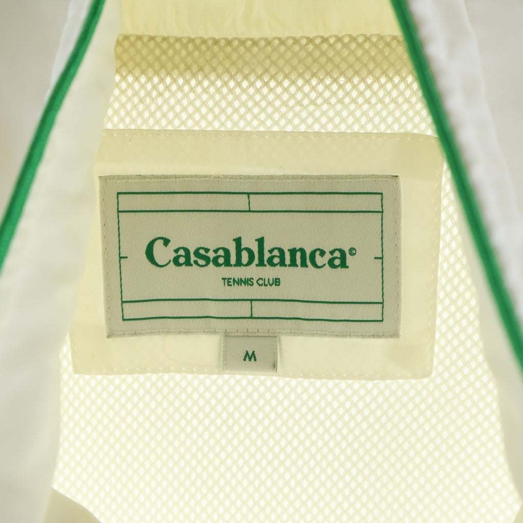 CASABLANCA(カサブランカ) Laser Detail Track Jacket レーサーディテール トラックジャケット ホワイト/グリーン