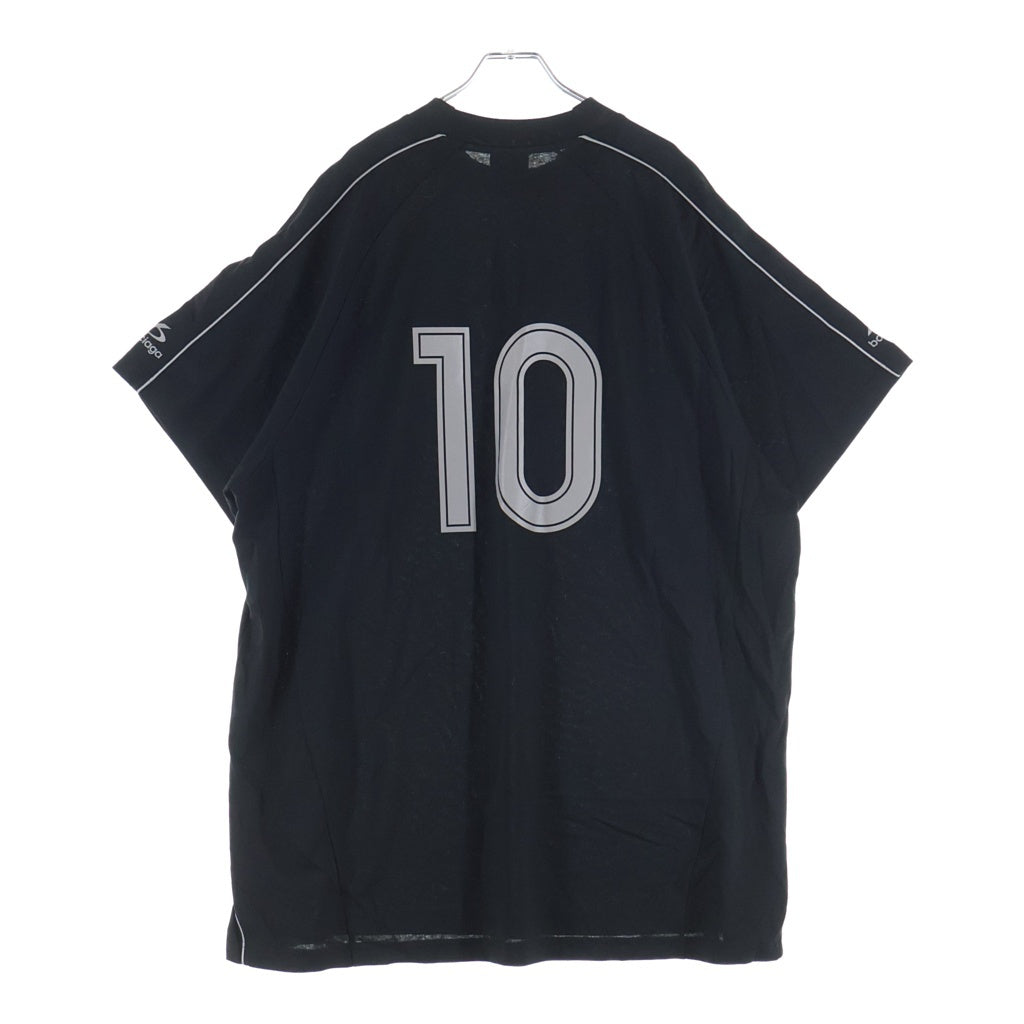 BALENCIAGA(バレンシアガ) SOCCER OVERSIZEDO T-SHIRT A003GLTUVZ51000 サッカー オーバーTシャツ 半袖カットソー ブラック
