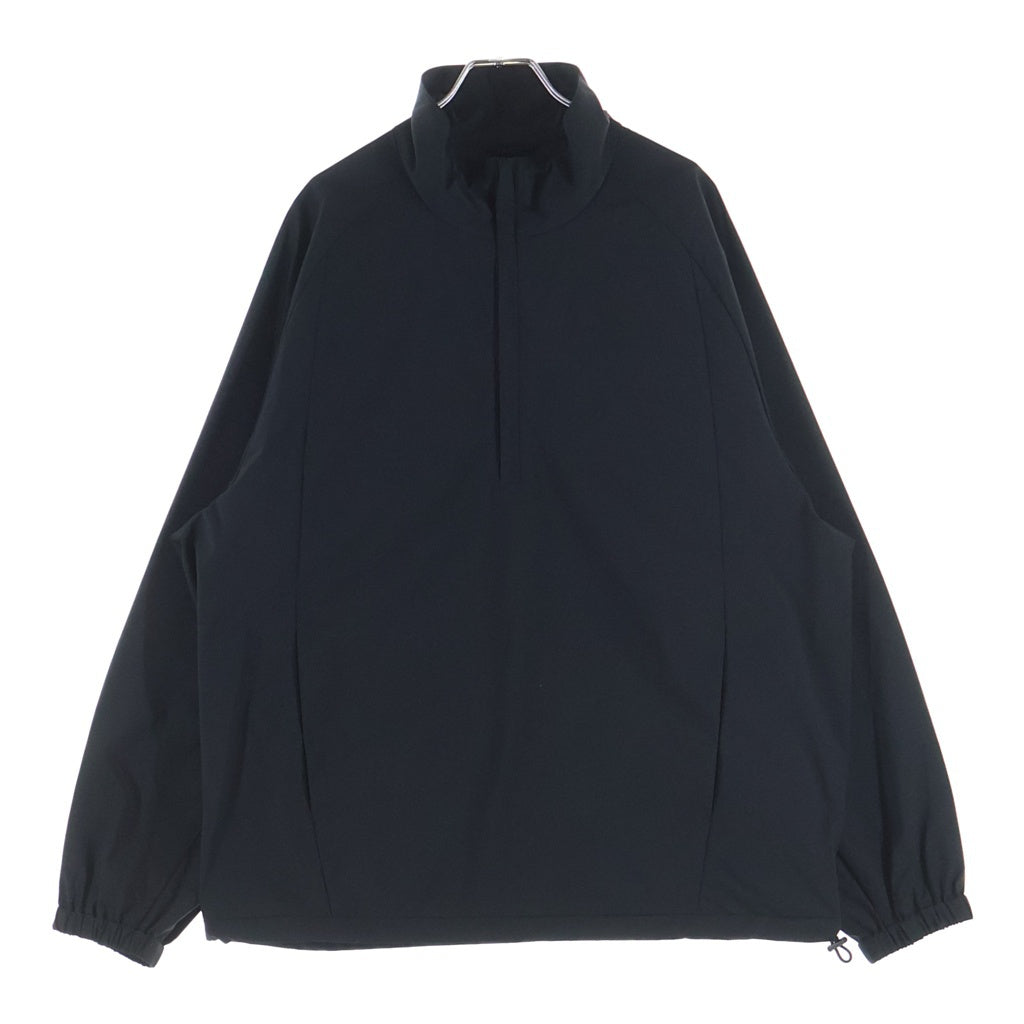 Stein(シュタイン) WINDBREAKER NYLON HALF ZIP PULLOVER ウィンドブレーカー ナイロン ハーフ ジップ プルオーバー ブラック ST.980