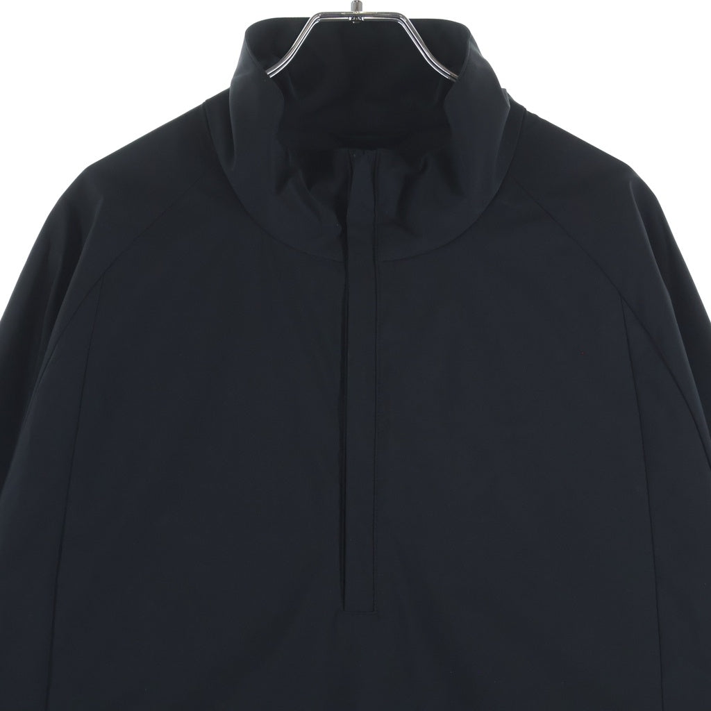 Stein(シュタイン) WINDBREAKER NYLON HALF ZIP PULLOVER ウィンドブレーカー ナイロン ハーフ ジップ プルオーバー ブラック ST.980
