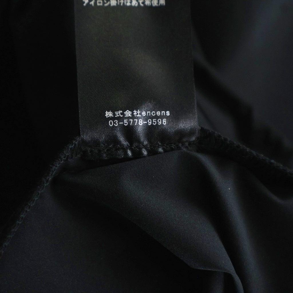 Stein(シュタイン) WINDBREAKER NYLON HALF ZIP PULLOVER ウィンドブレーカー ナイロン ハーフ ジップ プルオーバー ブラック ST.980
