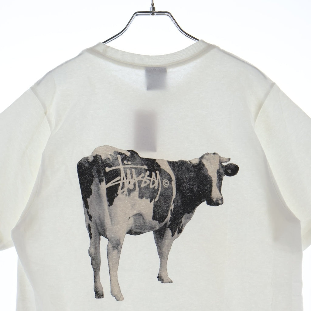 STUSSY(ステューシー) CRASSFED TEE 1905046 グラスフェッド プリントクルーネック半袖Tシャツ カットソー ホワイト