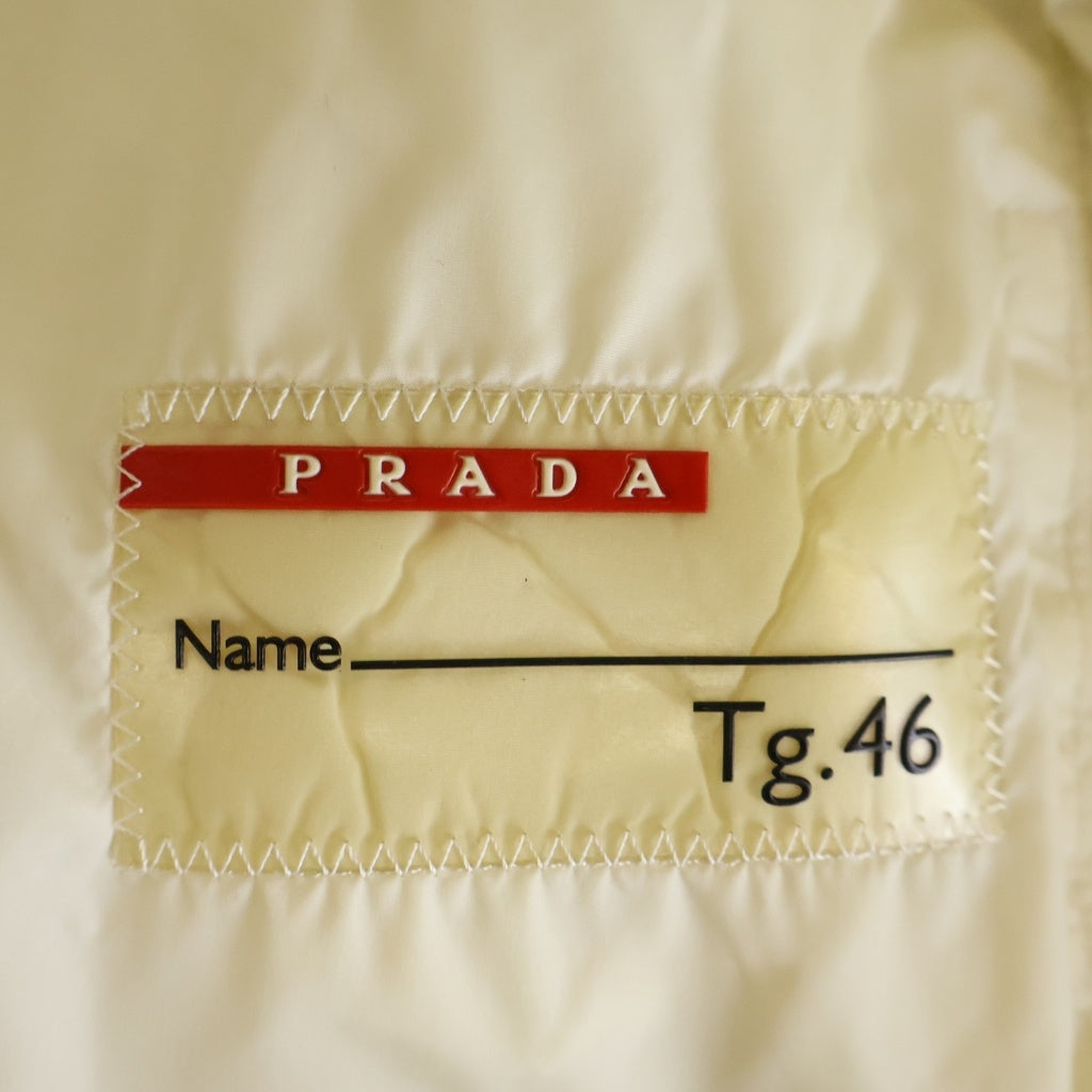 PRADA SPORT(プラダ スポーツ) ナイロンジャケット ジップアップジャケット ブルゾン ホワイト SGV293