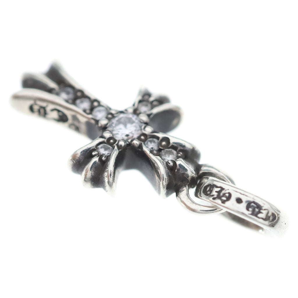 CHROME HEARTS(クロムハーツ) CRS BBYFAT P DMND ベイビーファットクロス PAVEダイヤ ペンダントトップ シルバーBCA234