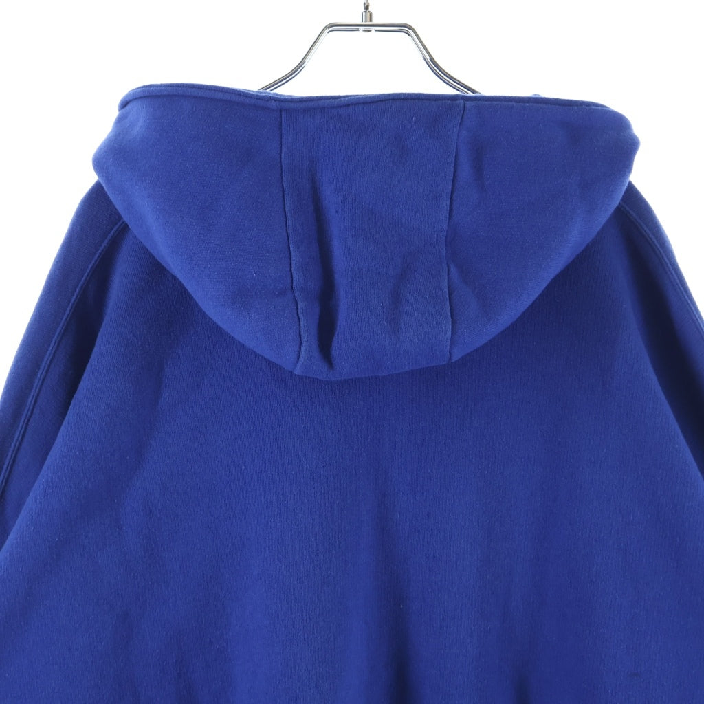 CHANEL(シャネル) 80S VINTAGE Logo Print Sweat Hoodie SAISON 1 ロゴプリント プルオーバースウェットパーカー ヴィンテージ フーディ 26432 ブルー