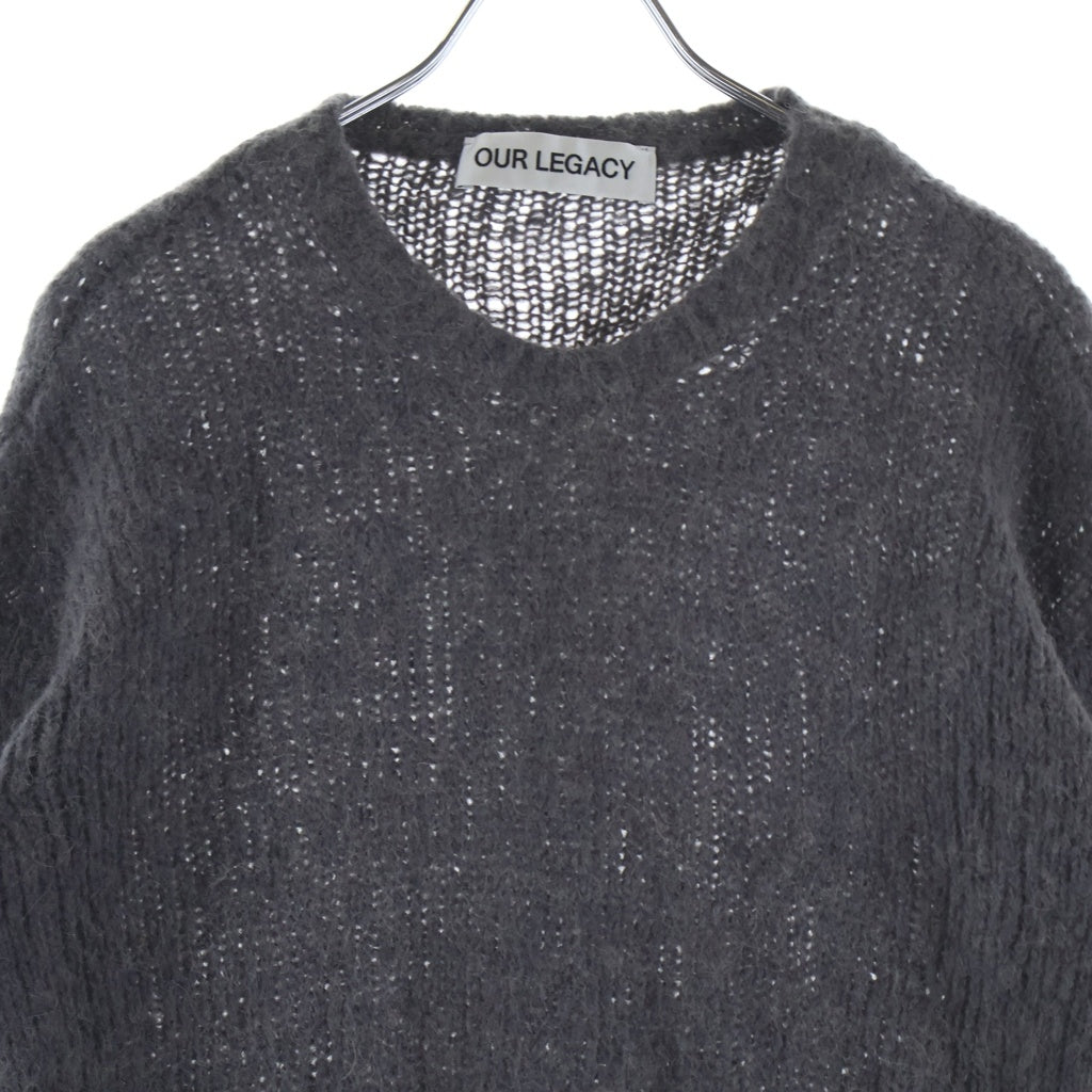 OUR LEGACY(アワーレガシー) POPOVER ROUNDNECK ポップオーバーラウンドネックニットセーター グレー W4243PF