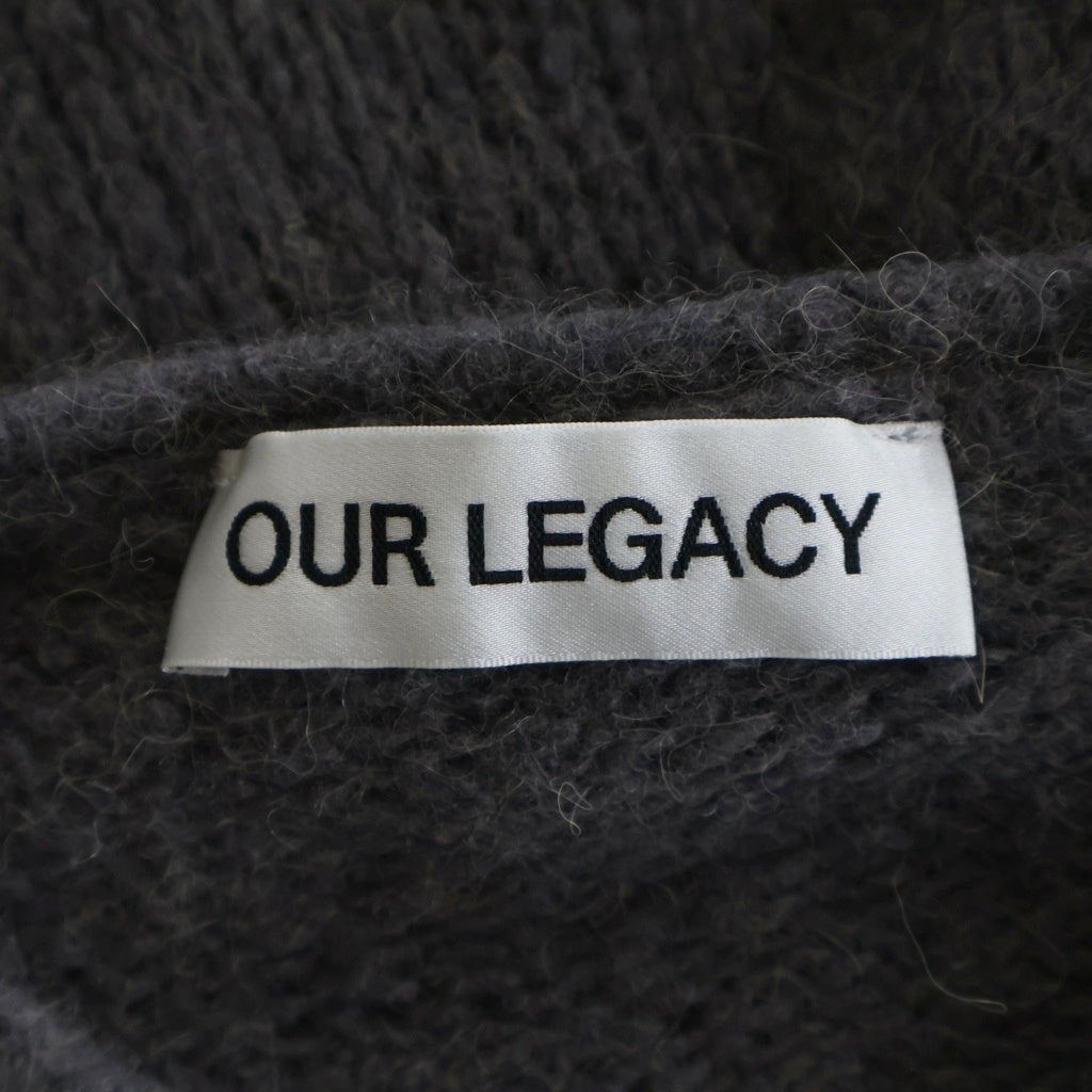 OUR LEGACY(アワーレガシー) POPOVER ROUNDNECK ポップオーバーラウンドネックニットセーター グレー W4243PF
