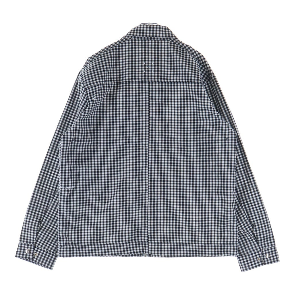 POP TRADING COMPANY(ポップトレーディングカンパニー) GINGHAM BOXER ギンガムボクサー ブルゾン ジャケット ブラック 1251-3-000017