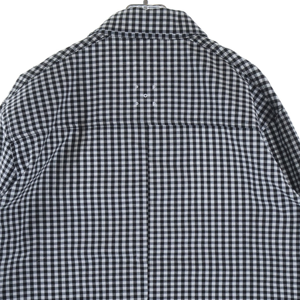 POP TRADING COMPANY(ポップトレーディングカンパニー) GINGHAM BOXER ギンガムボクサー ブルゾン ジャケット ブラック 1251-3-000017