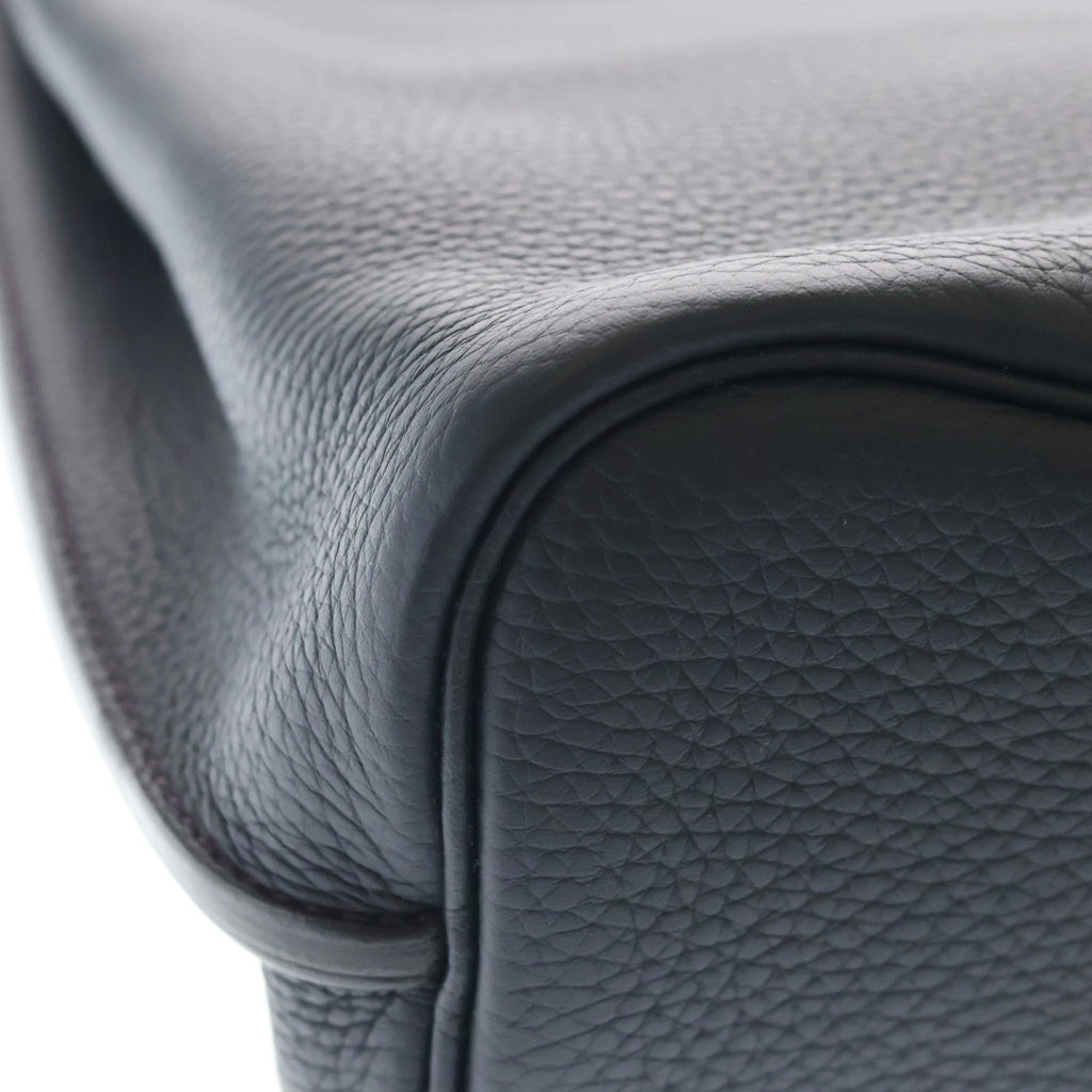 HERMES(エルメス) Sokelly 22 ソーケリー トゴレザー バイカラー ショルダーバッグ ブラック/パープル □Q刻印 レディース