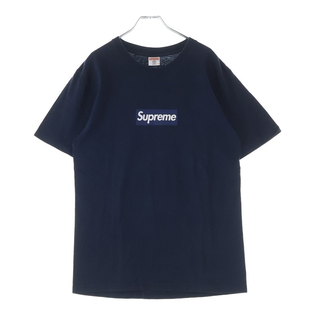 SUPREME(シュプリーム) 15SS New York Yankees Box Logo Tee ニューヨークヤンキース ボックスロゴ 半袖Tシャツ ネイビー