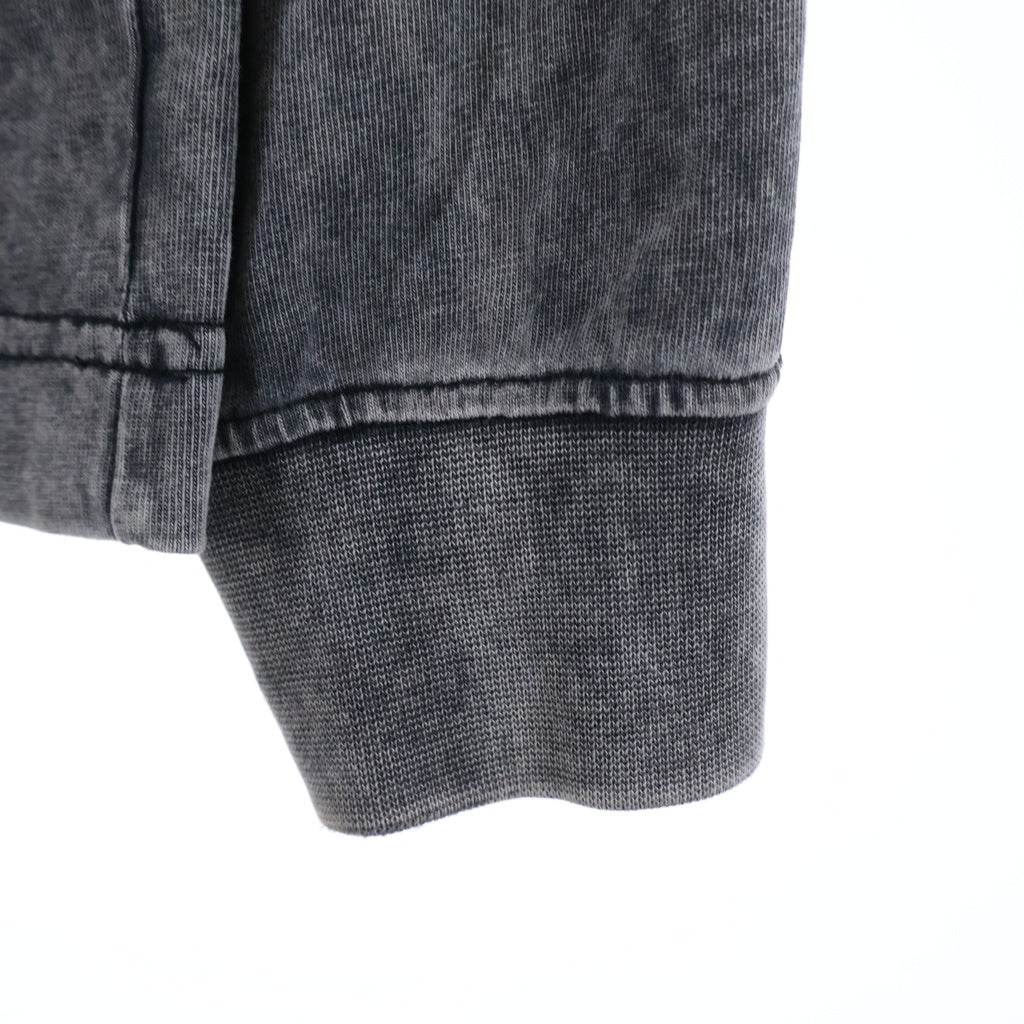 ALEXANDER WANG(アレキサンダーワン) Teddy Bear L/S T-Shirt フェード加工 ラインストーン装飾 長袖Tシャツ ロンT グレー