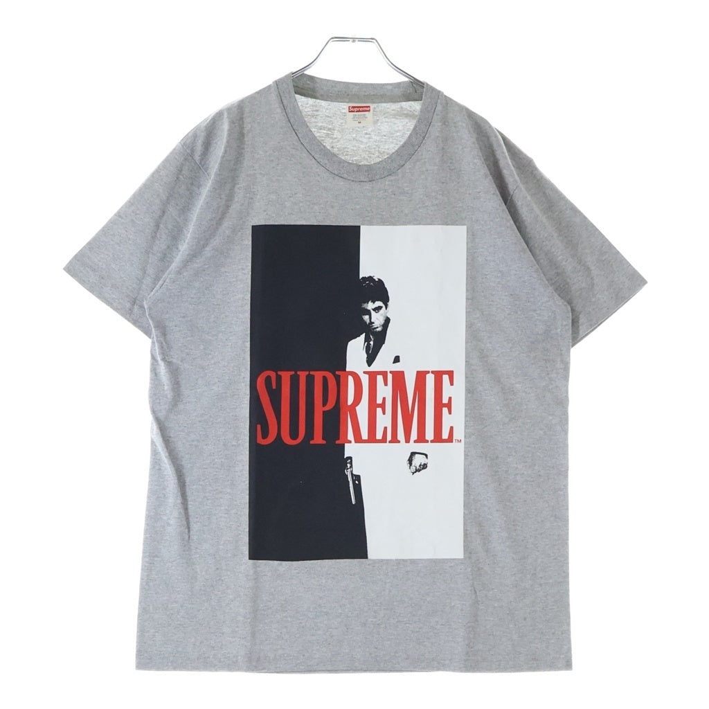 SUPREME(シュプリーム) 17AW Scarface Split Tee スカーフェイス 半袖Tシャツ グレー