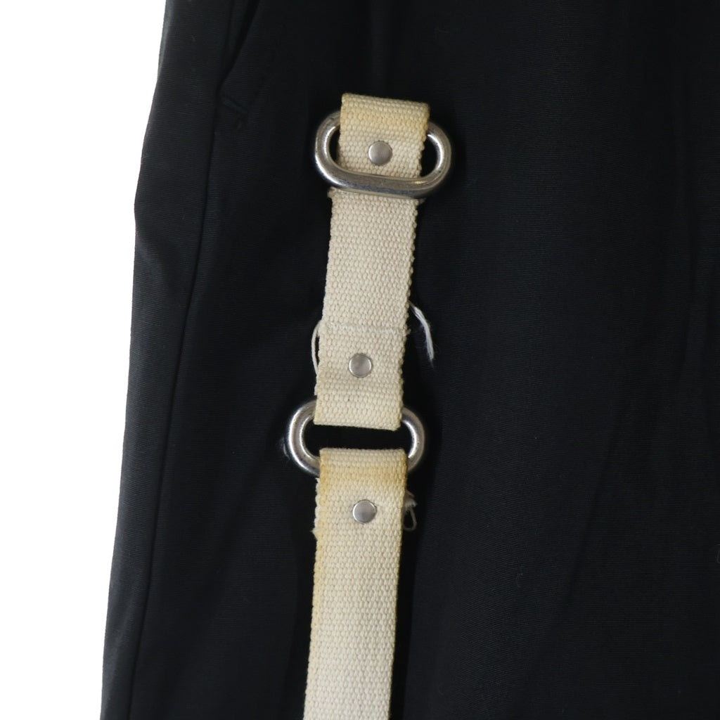 Rick Owens(リックオウエンス) 19AW Drawstring Cropped Pants ドローストリング クロップドパンツ ブラック RU19F4381-TEEC2