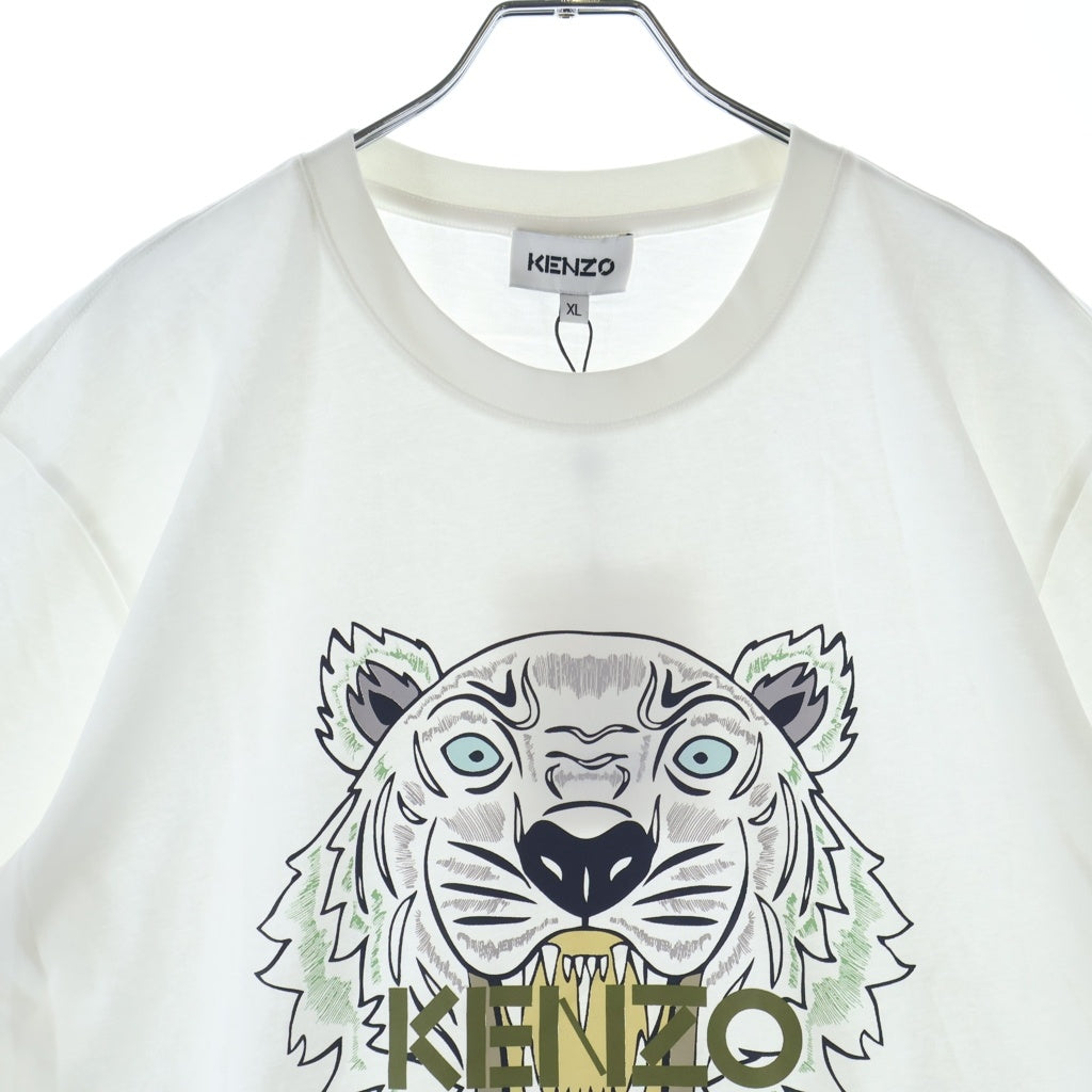 KENZO(ケンゾー) Tiger T-Shirt タイガープリント 半袖Tシャツ ホワイト FC55TS0204YL