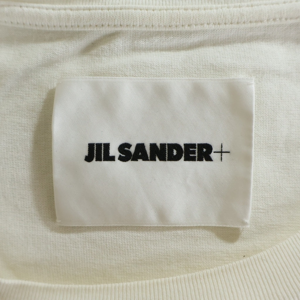 JIL SANDER +(ジルサンダープラス) 24SS T-Shirt ロゴプリント 半袖Tシャツ ホワイト J47GC0122 J20103