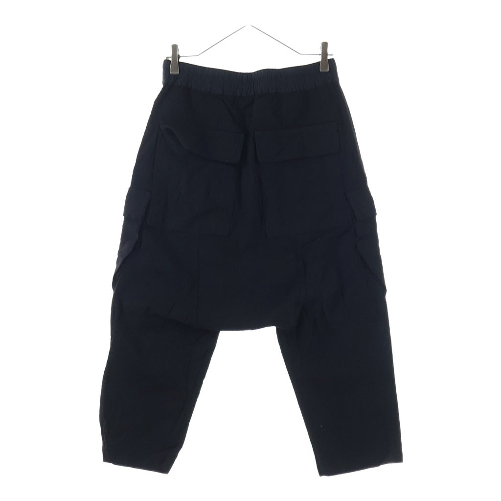 Rick Owens(リックオウエンス) 17AW Cropped Cargo Pants クロップドカーゴパンツ サルエルパンツ ブラック RU17F8385-WH