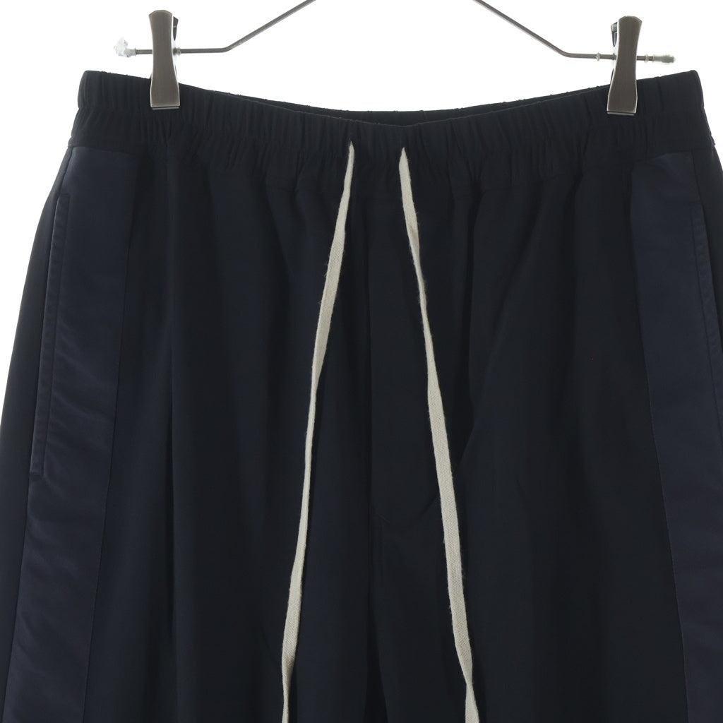 Rick Owens(リックオウエンス) 22SS Drawstring Slim Cropped Pants ドローストリング スリムクロップドパンツ ブラック RU01B1395-ZLSC