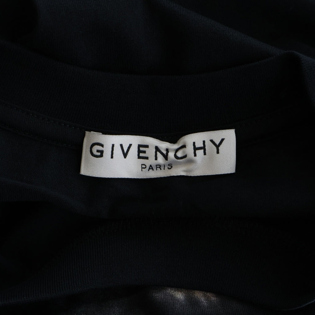 GIVENCHY(ジバンシィ) 18SS Rottweiler T-Shirt ロットワイラー ドッグプリント半袖Tシャツ ブラック BM705L3Y1P