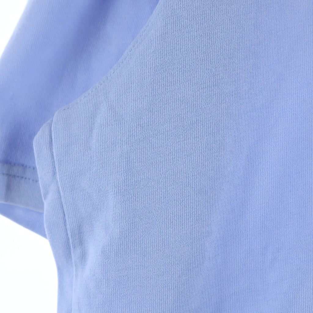 AMI Alexandre Mattiussi(アミアレクサンドルマテュッシ) T-Shirt ハートロゴ刺繍 半袖Tシャツ ブルー E22UTS002.726