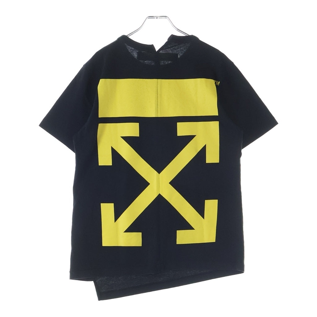 OFF-WHITE(オフホワイト) 18SS Moto Spliced T-Shirt 半袖Tシャツ ブラック OMAA032S18185083