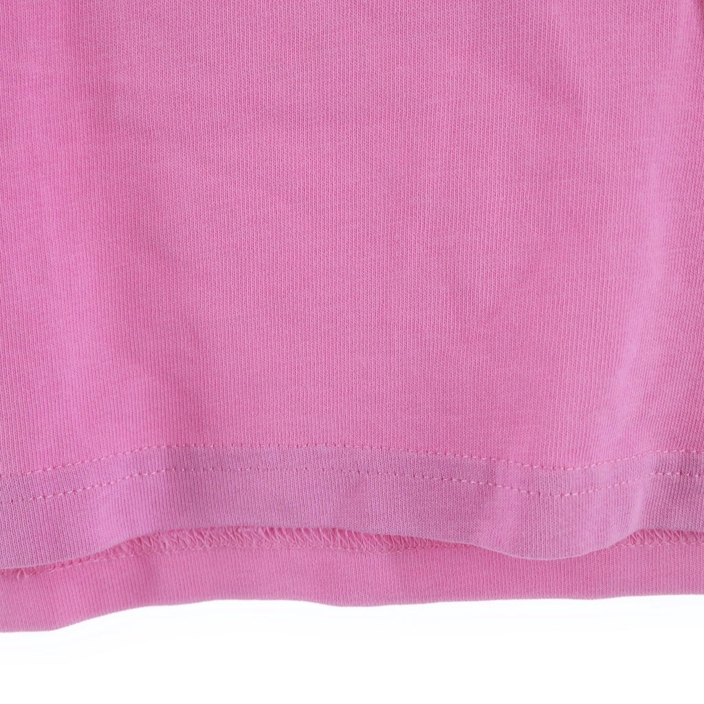 AMI Alexandre Mattiussi(アミアレクサンドルマテュッシ) T-Shirt ハートロゴ刺繍 半袖Tシャツ ピンク UTS004.726