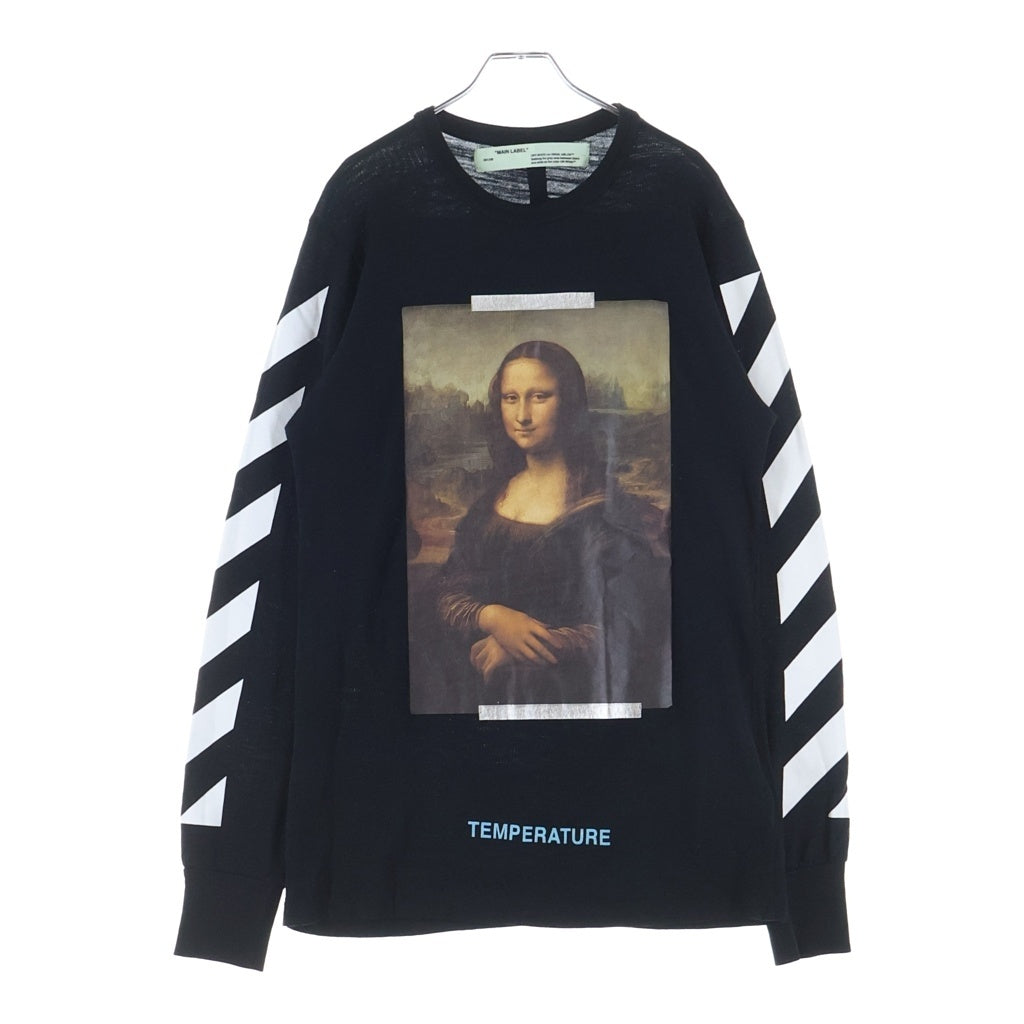 OFF-WHITE(オフホワイト) 18SS Monalisa L/S T-Shirt モナリザ 長袖Tシャツ ロンT ブラック OMAB001S18001012