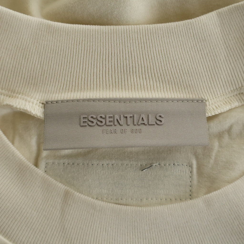 FEAR OF GOD ESSENTIALS(フィアオブゴッド エッセンシャルズ) S/S T-SHIRT フェルトロゴ 半袖Tシャツ ベージュ