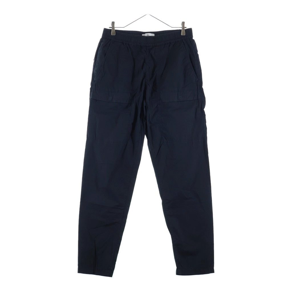 STONE ISLAND(ストーンアイランド) RE-T Cargo Pants ロゴワッペン カーゴパンツ ブラック 721530503