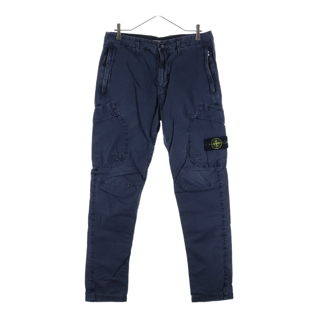 STONE ISLAND(ストーンアイランド) RE-T Cargo Pants ロゴワッペン フェード加工 カーゴパンツ グレー 7015319WA