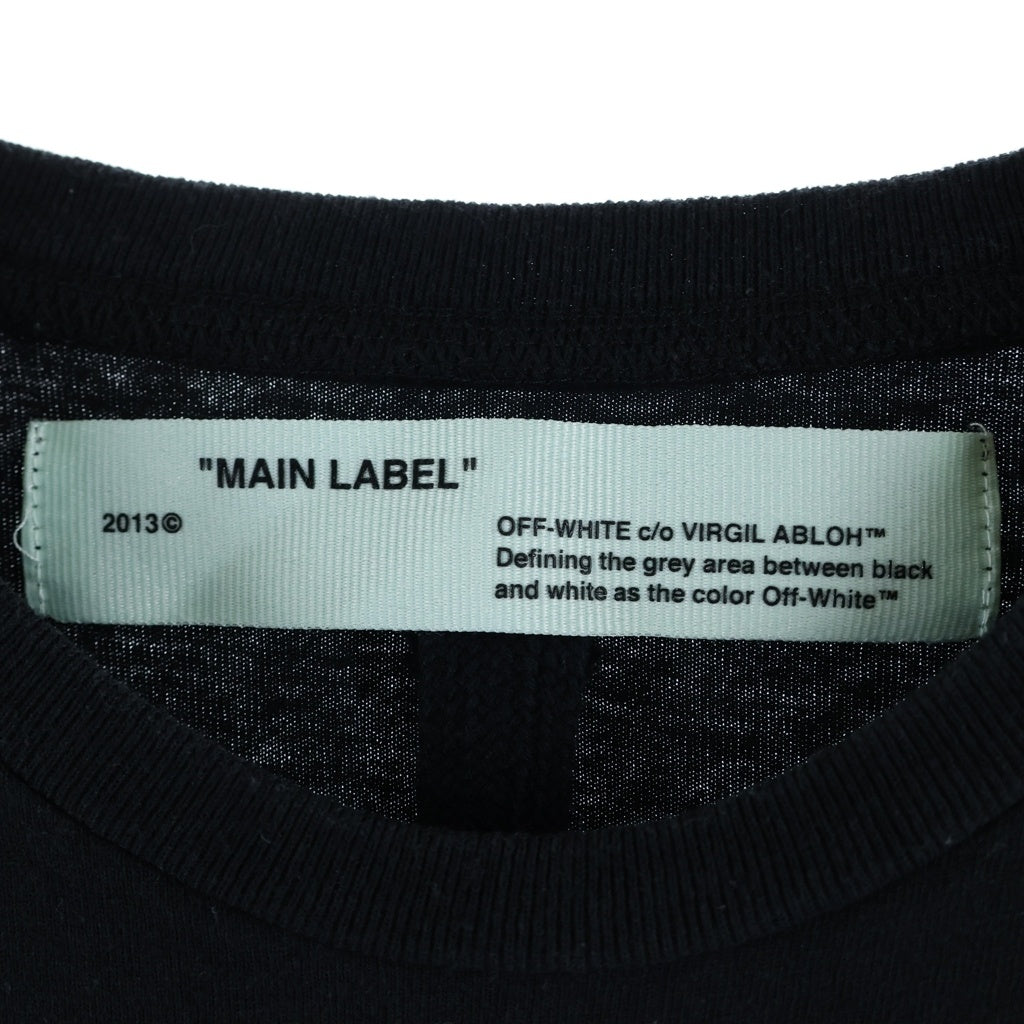 OFF-WHITE(オフホワイト) 18AW Liberty T-Shirt 半袖Tシャツ ブラック OMAA027F18185051