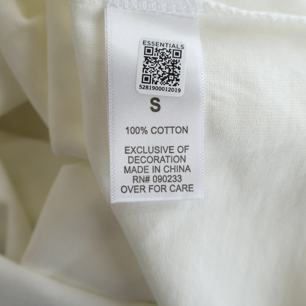 FEAR OF GOD ESSENTIALS(フィアオブゴッド エッセンシャルズ) L/S T-SHIRT LTD LONG BEACH ロングビーチ限定 長袖Tシャツ ホワイト
