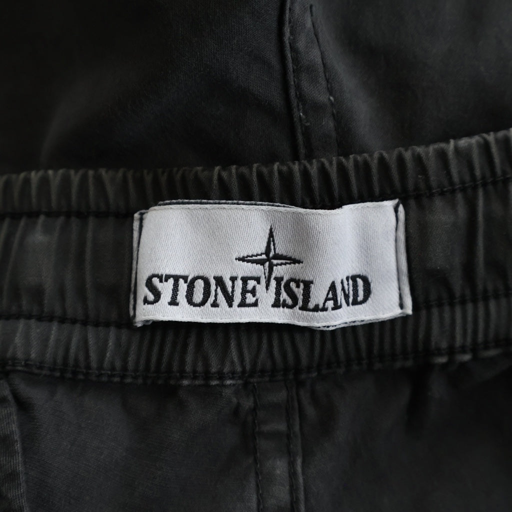 STONE ISLAND(ストーンアイランド) RE-T Cargo Pants ロゴワッペン フェード加工 カーゴパンツ グレー 771531014