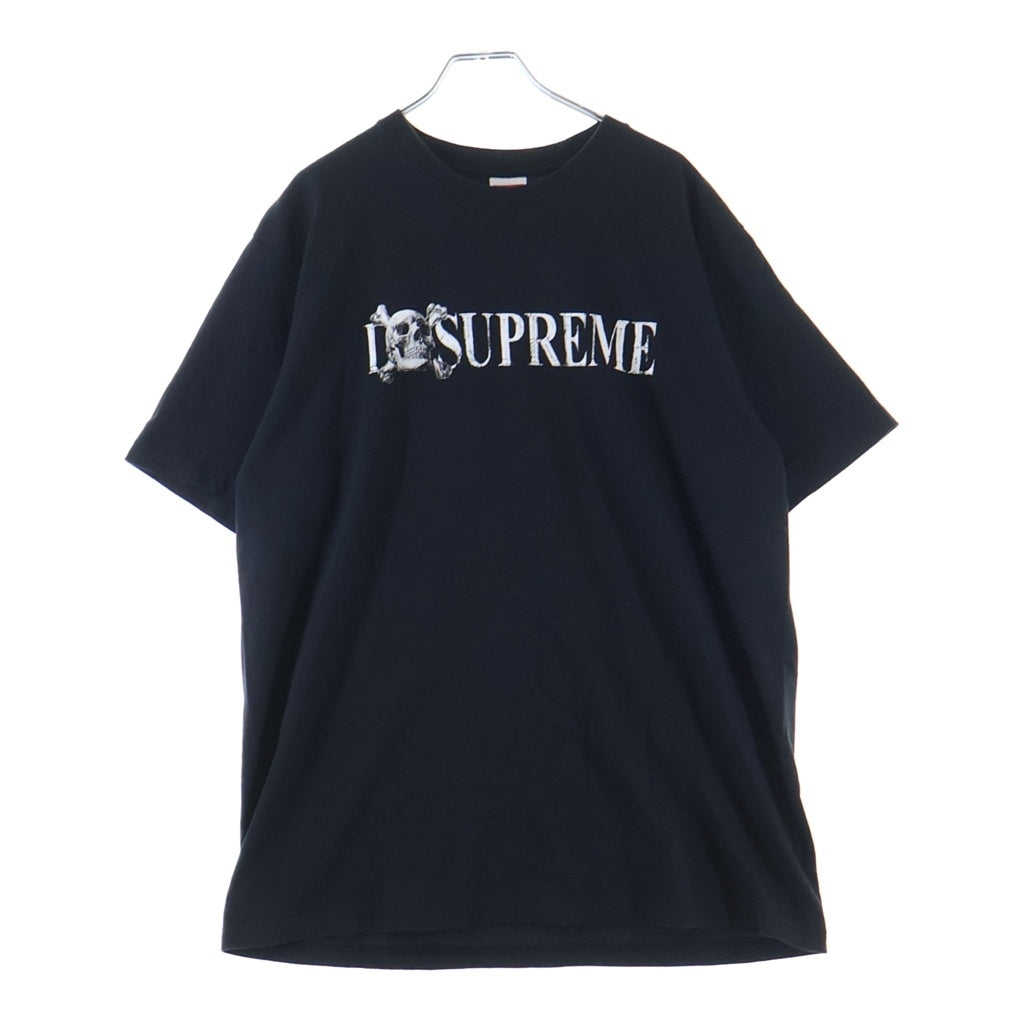SUPREME(シュプリーム) 25AW Skull tee スカルプリント 半袖カットソーTシャツ ブラック