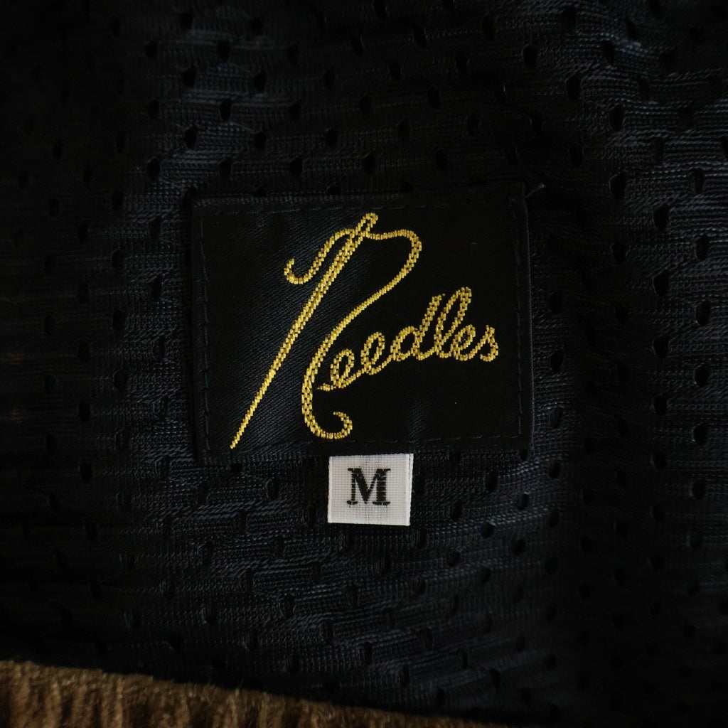 Needles(ニードルス) 22AW NARROW TRACK PANT LQ236 ベロアトラック パンツ ブラウン