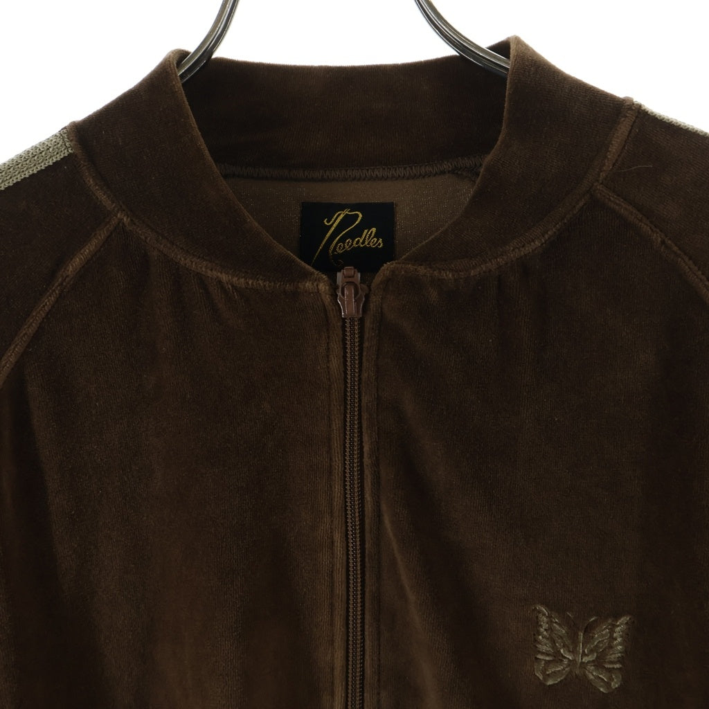 Needles(ニードルス) 22AW NARROW TRACK JACKET LQ234 ベロア トラックジャケット ブラウン