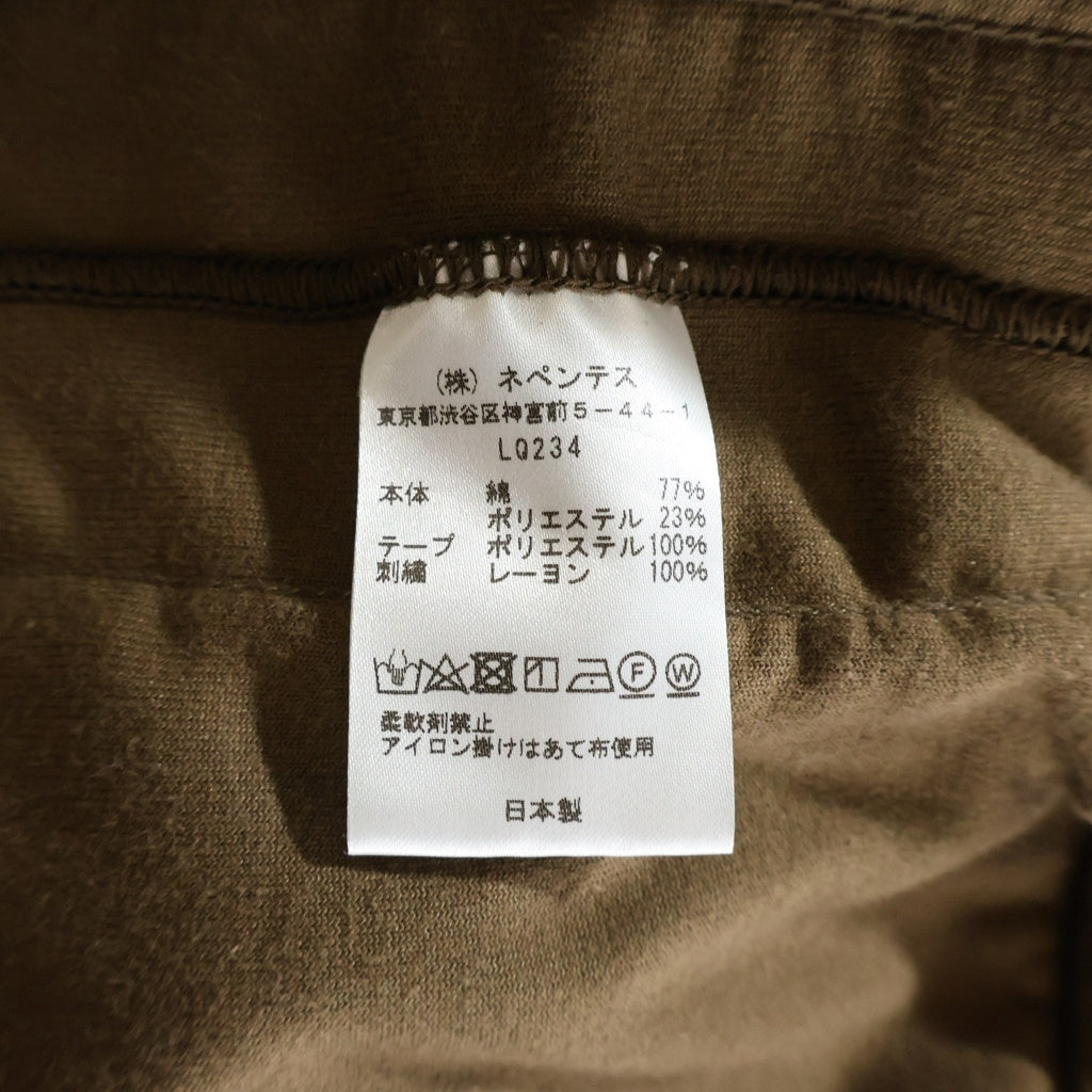 Needles(ニードルス) 22AW NARROW TRACK JACKET LQ234 ベロア トラックジャケット ブラウン