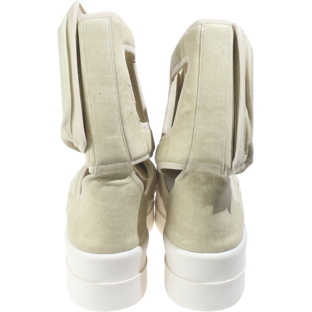 DRKSHDW(ダークシャドウ) DOUBLE BUMPER ANKLE STRAP ダブルバンパー アンクルストラップ ハイカットシューズ サンダル ベージュ DS01E3837-SCF