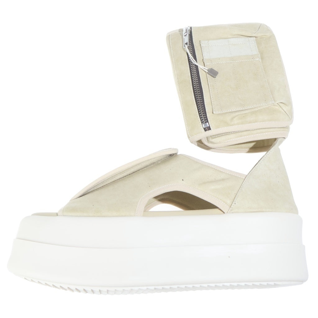 DRKSHDW(ダークシャドウ) DOUBLE BUMPER ANKLE STRAP ダブルバンパー アンクルストラップ ハイカットシューズ サンダル ベージュ DS01E3837-SCF