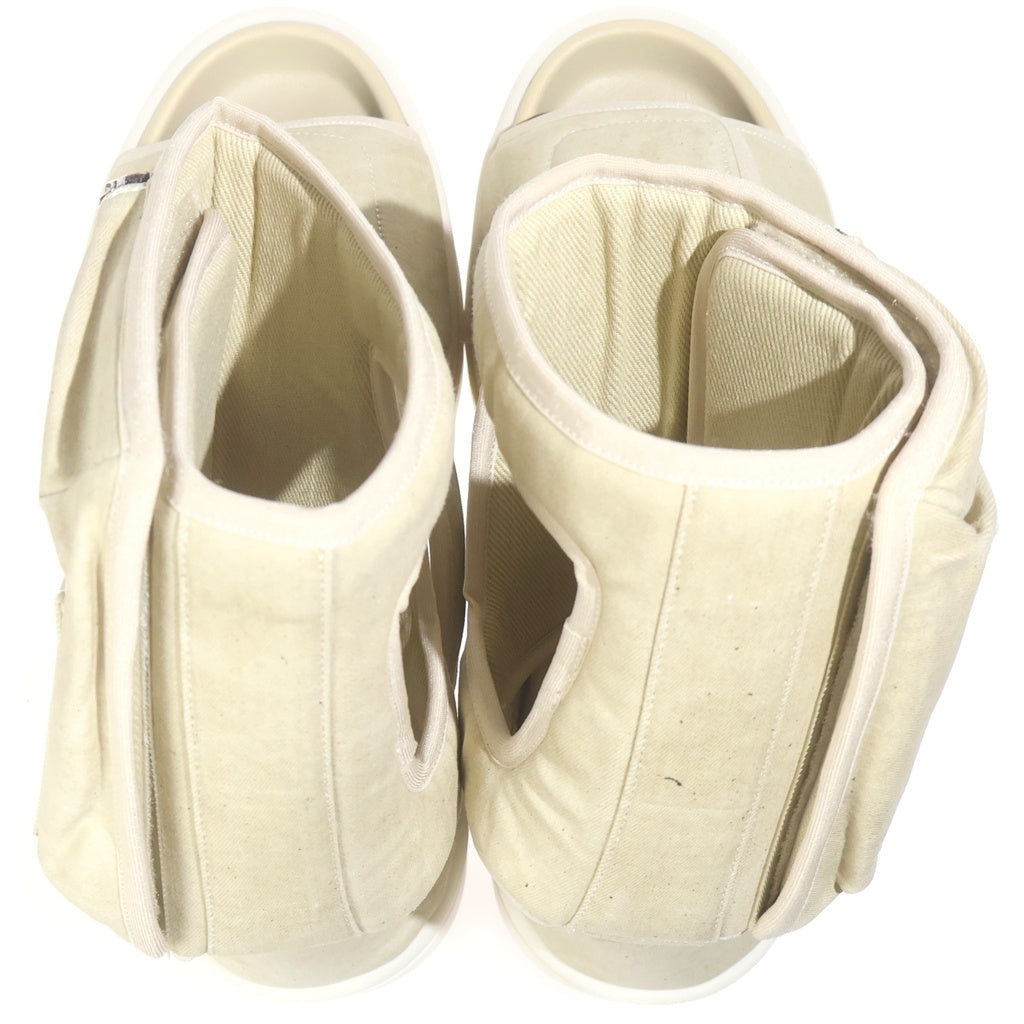 DRKSHDW(ダークシャドウ) DOUBLE BUMPER ANKLE STRAP ダブルバンパー アンクルストラップ ハイカットシューズ サンダル ベージュ DS01E3837-SCF