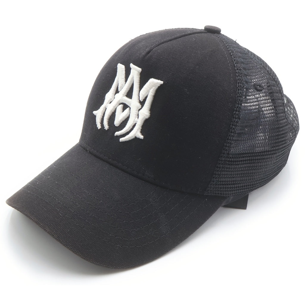 AMIRI(アミリ) MA LOGO TRUCKER CAP エムエーロゴ トラッカーキャップ 帽子 ブラック SRIXMAH009SAMHDC