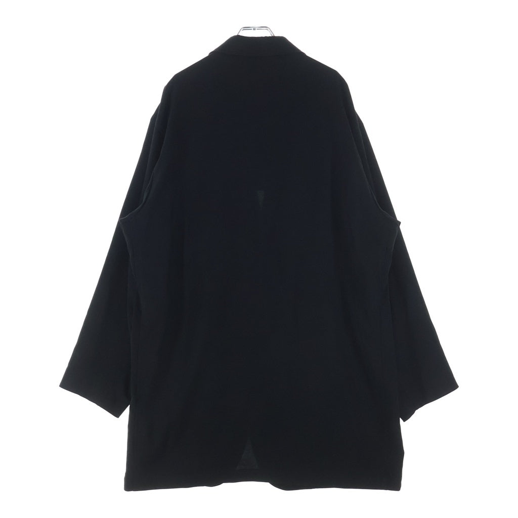 Yohji Yamamoto POUR HOMME(ヨウジヤマモト プールオム) 26SS TA TUXEDO EMBROIDERED TAB JACKET HK-J86-510 タキシード エンブロイダリー タブジャケット ブラック