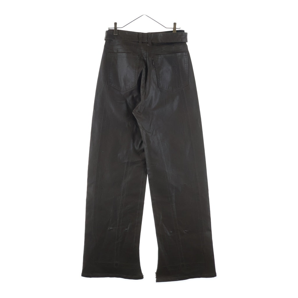 NO BRAND(ノーブランド) OTTOLINGER【オットリンガー】 26SS GLAZED BAGGY JEANS グレイズド バギー ジーンズ レディース ブラウン