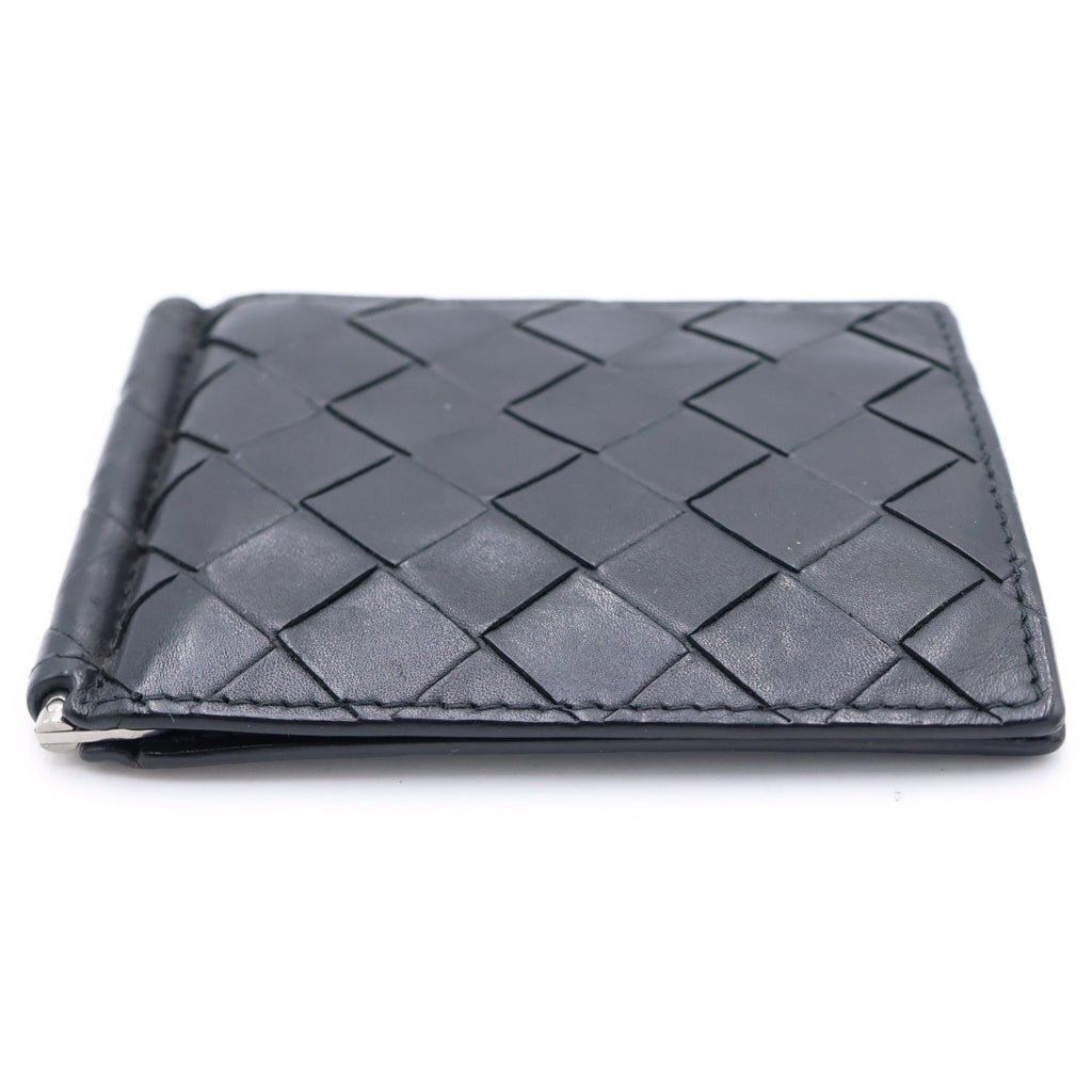 BOTTEGA VENETA(ボッテガヴェネタ) イントレチャート マネークリップ ウォレット 財布 ブラック