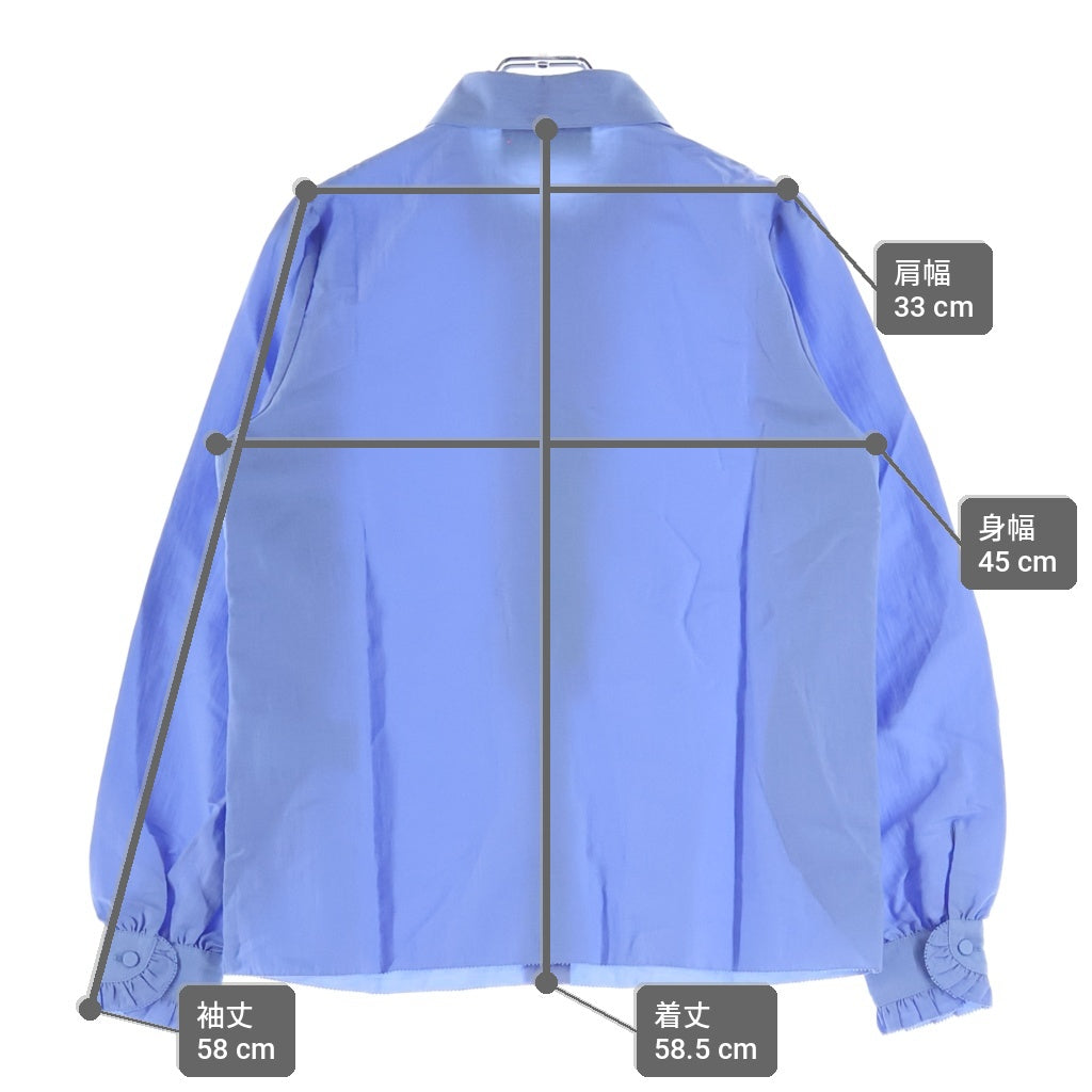 Onitsuka Tiger(オニツカタイガー) WOMEN'S SHIRT 長袖シャツ レディース ブルー 2182B621
