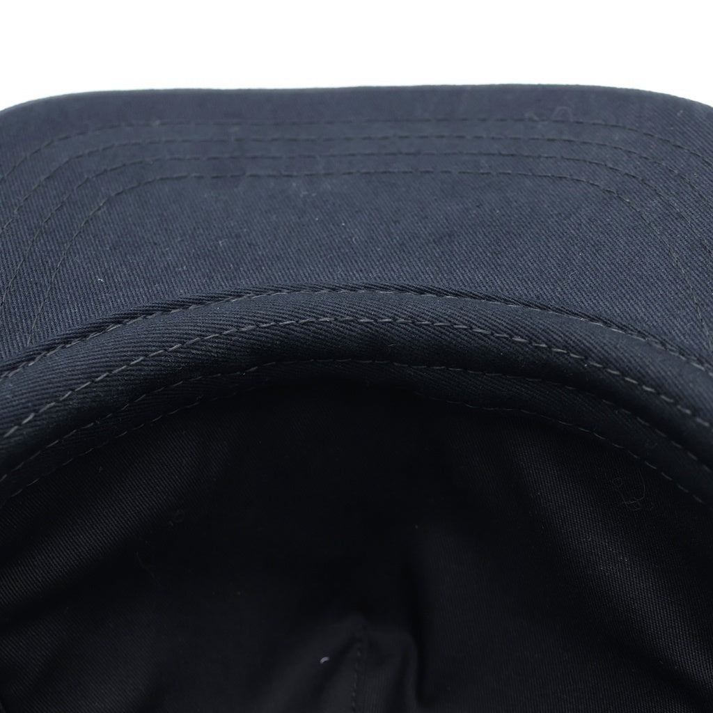 CHROME HEARTS(クロムハーツ) TRUCKER CAP トラッカーキャップ 3セメタリークロス レザーパッチ 帽子 ブラック