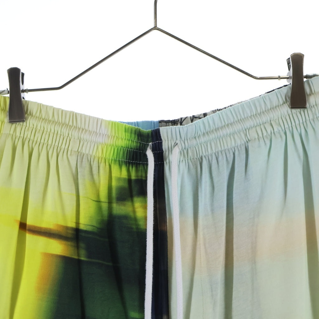 DRIES VAN NOTEN(ドリスヴァンノッテン) 22SS Graphic Shorts グラフィックワイドショーツ ハーフパンツ マルチ