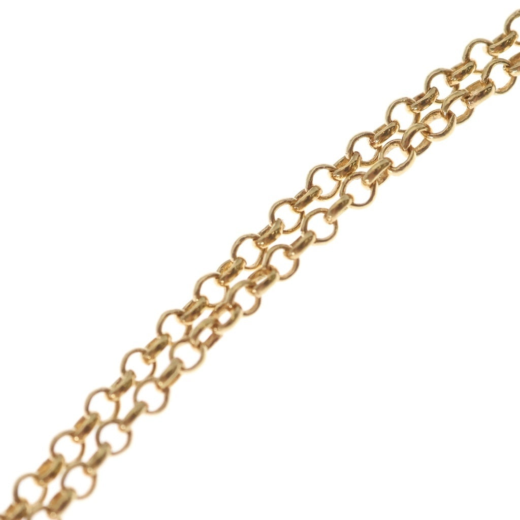 CHROME HEARTS(クロムハーツ) 22K NECKCHAIN R18 ロールチェーンネックレス 18inch ゴールド BCA010